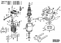 Bosch 0 601 604 042 Router 240 V / GB Spare Parts